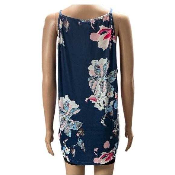 Sherosa - NWT - Blue and Pink Sleeveless Camisole Top - Picture 3 of 3